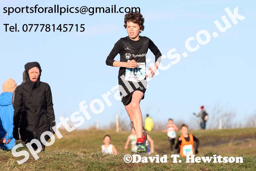 Boys under-13s North Eastern Cross Country, 2018 Northern Cross Country Champs., Wrekenton, Gateshead. Photo:  David T. Hewitson/Sports for All Pics